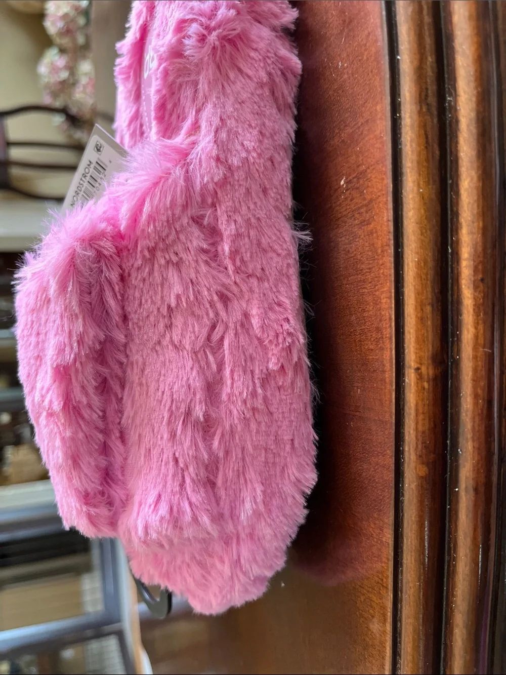 bp Women’s Plush Pink Slip-On Slippers